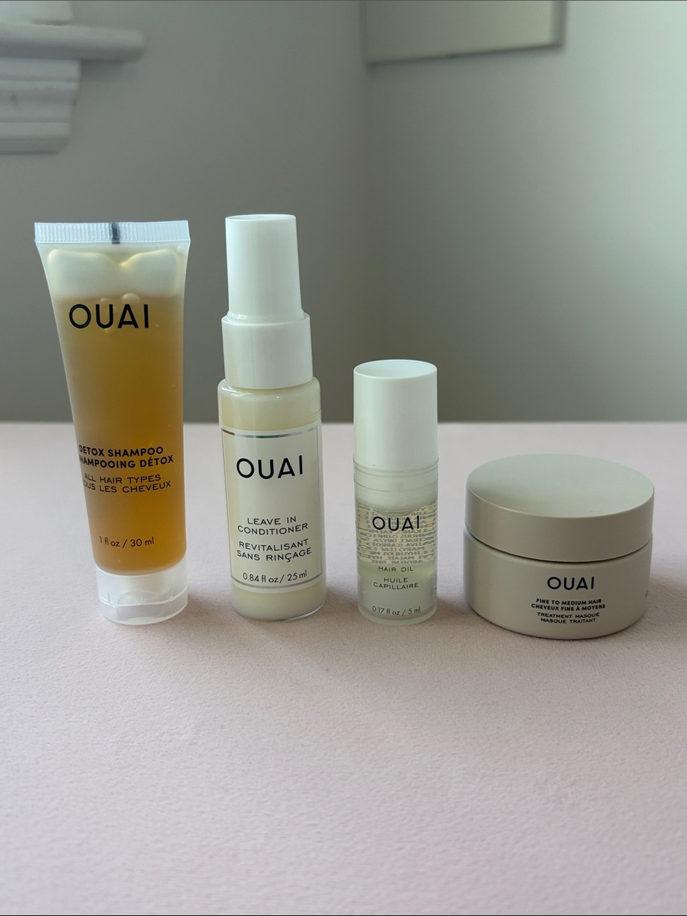 OUAI TRAVEL HAIR SET - NEW